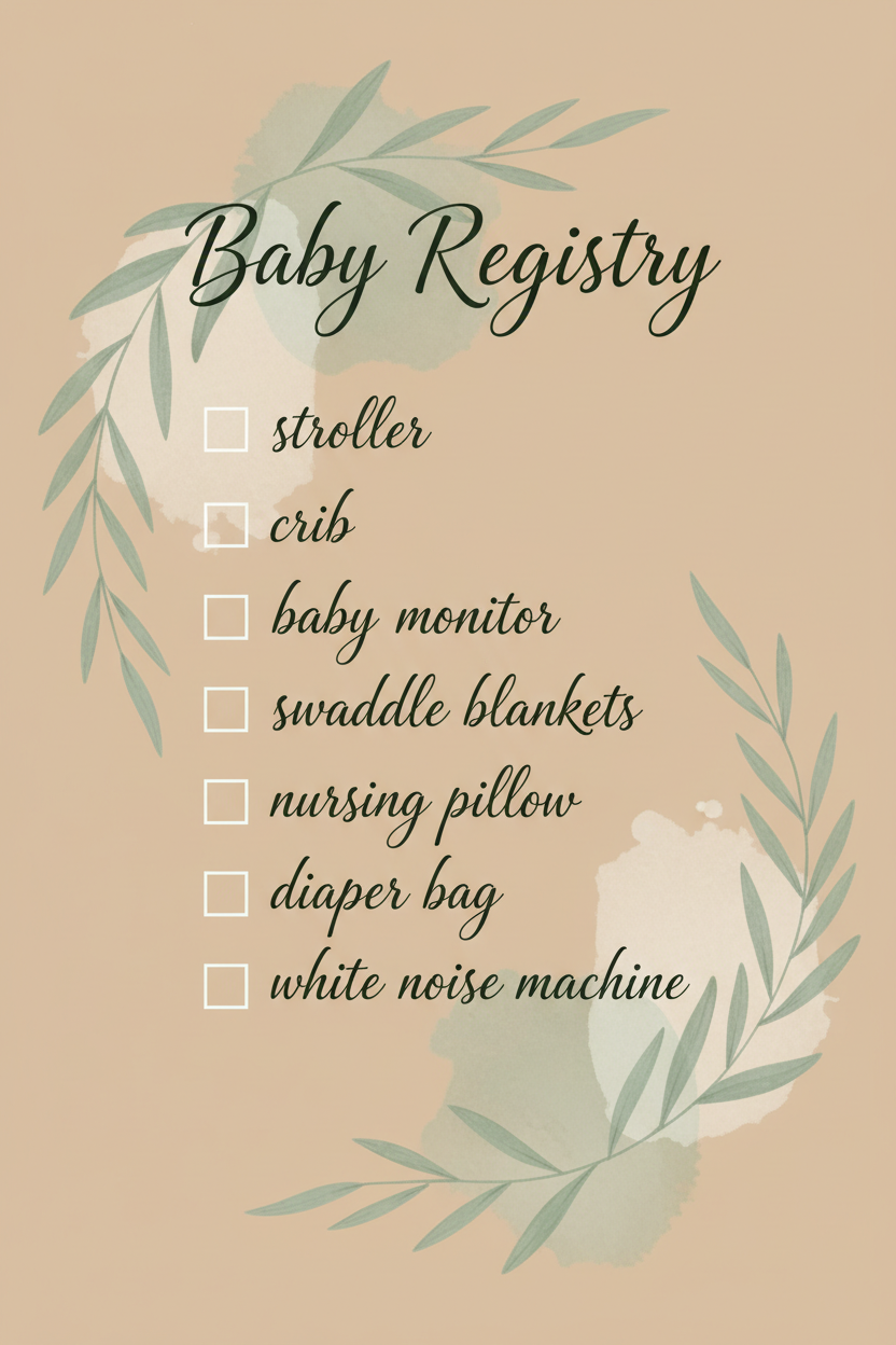 When Should You Actually Start Your Baby Registry?