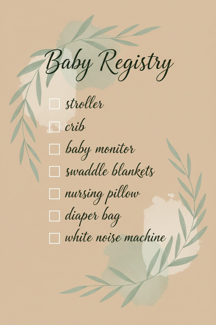 When Should You Actually Start Your Baby Registry?