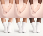 Newborn Gripper Crew Socks 4-Pack (0-3 Months)