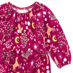 Bamboo Blend Long Sleeve Gathered Romper