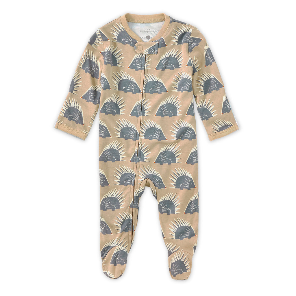 Bamboo Blend Zip Footie