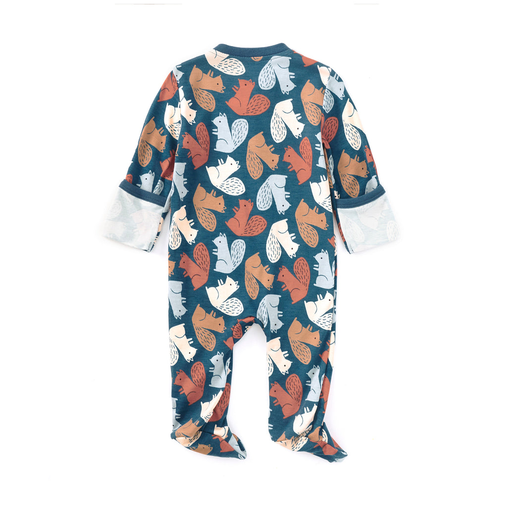 Bamboo Blend Zip Footie