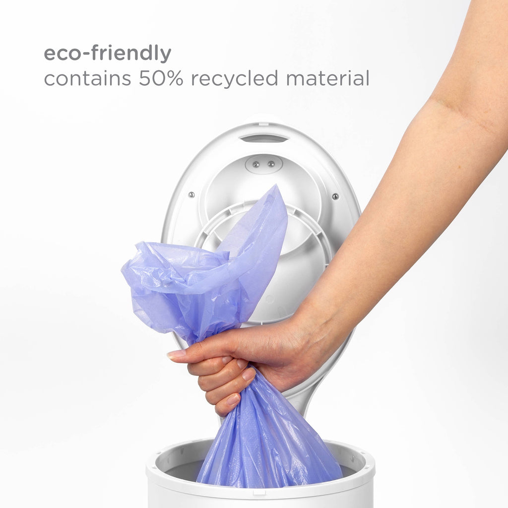 Baby Diaper Pail Plastic Waste Bags, 75 Count