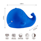Natural Rubber Whale Non-Toxic Bath Toy, Mold-free design