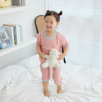 BabyRabbit Stripe Capri — Toddler Cotton Pajamas & Loungewear Set (12M–5T)