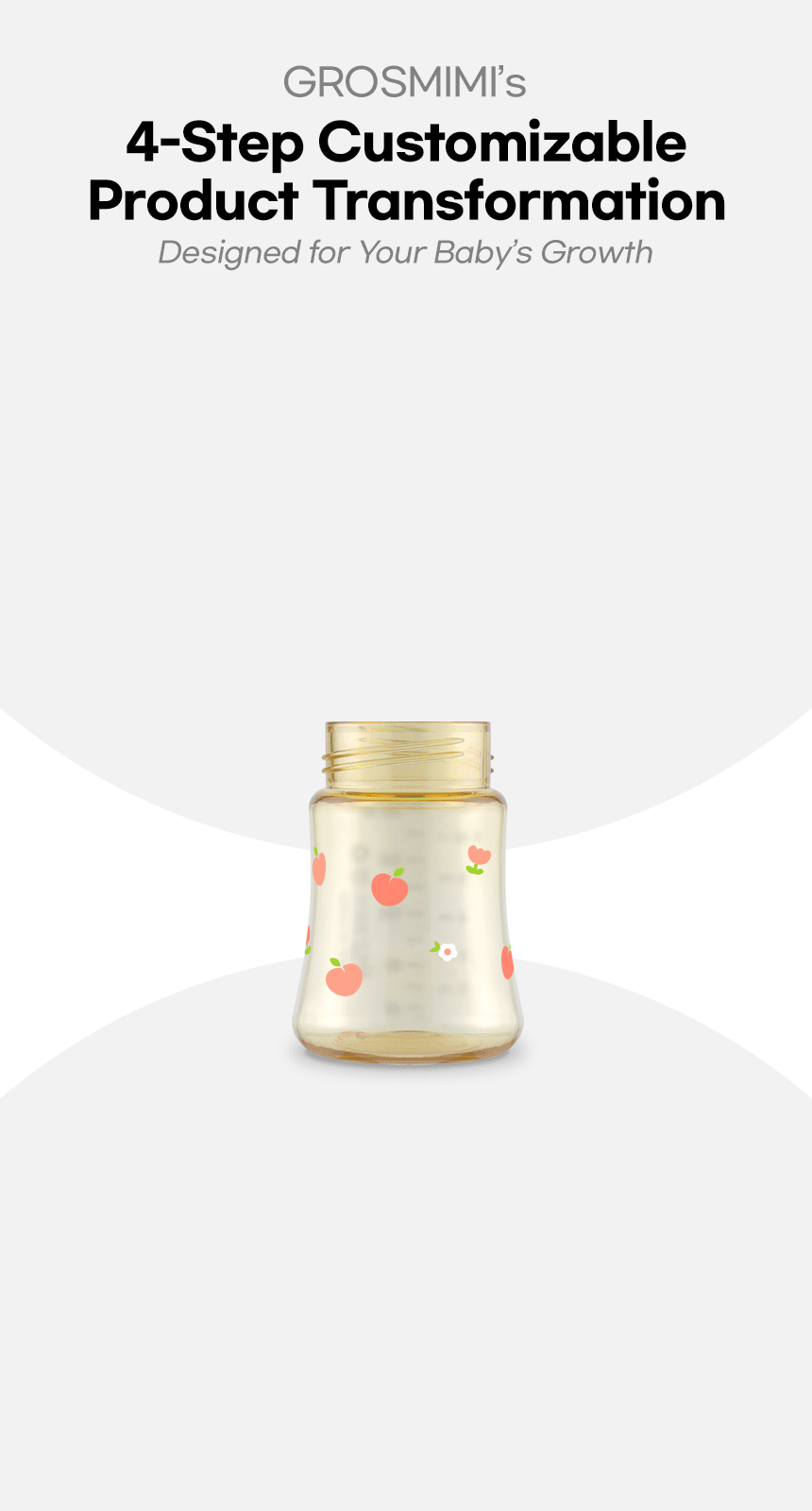 Grosmimi PPSU Baby Bottle - 10oz (300ml)
