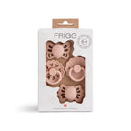 FRIGG Baby's First Pacifier Floral Heart (Blush) 4-Pack - Mushie