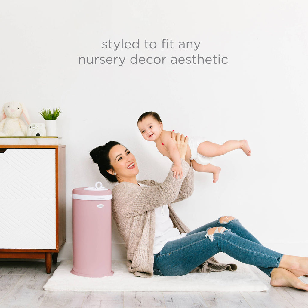 Matte Fig Blossom Diaper Pail