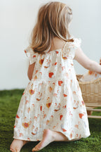 Muslin Flutter Strap Dress