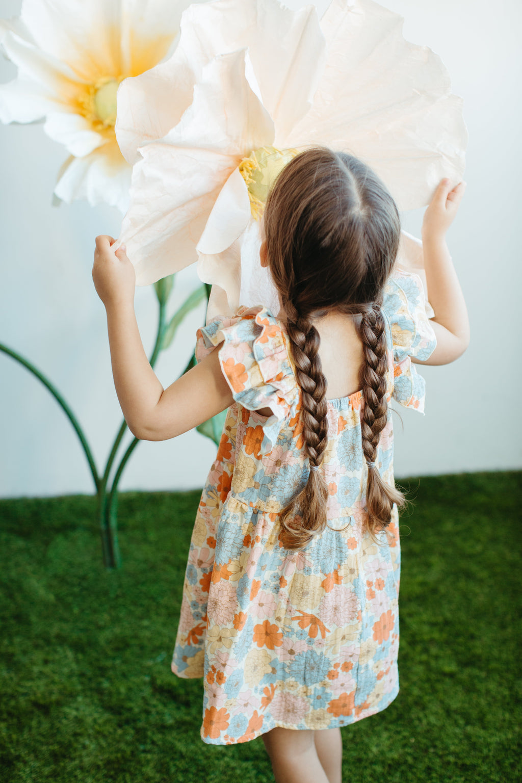 Muslin Flutter Strap Dress