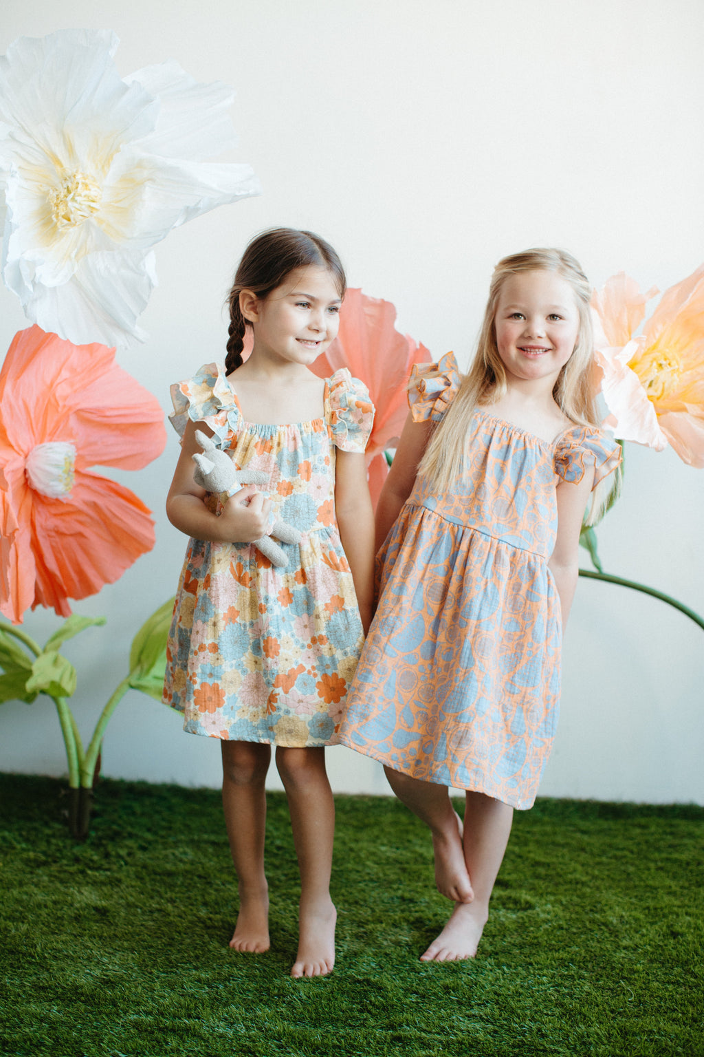 Muslin Flutter Strap Dress