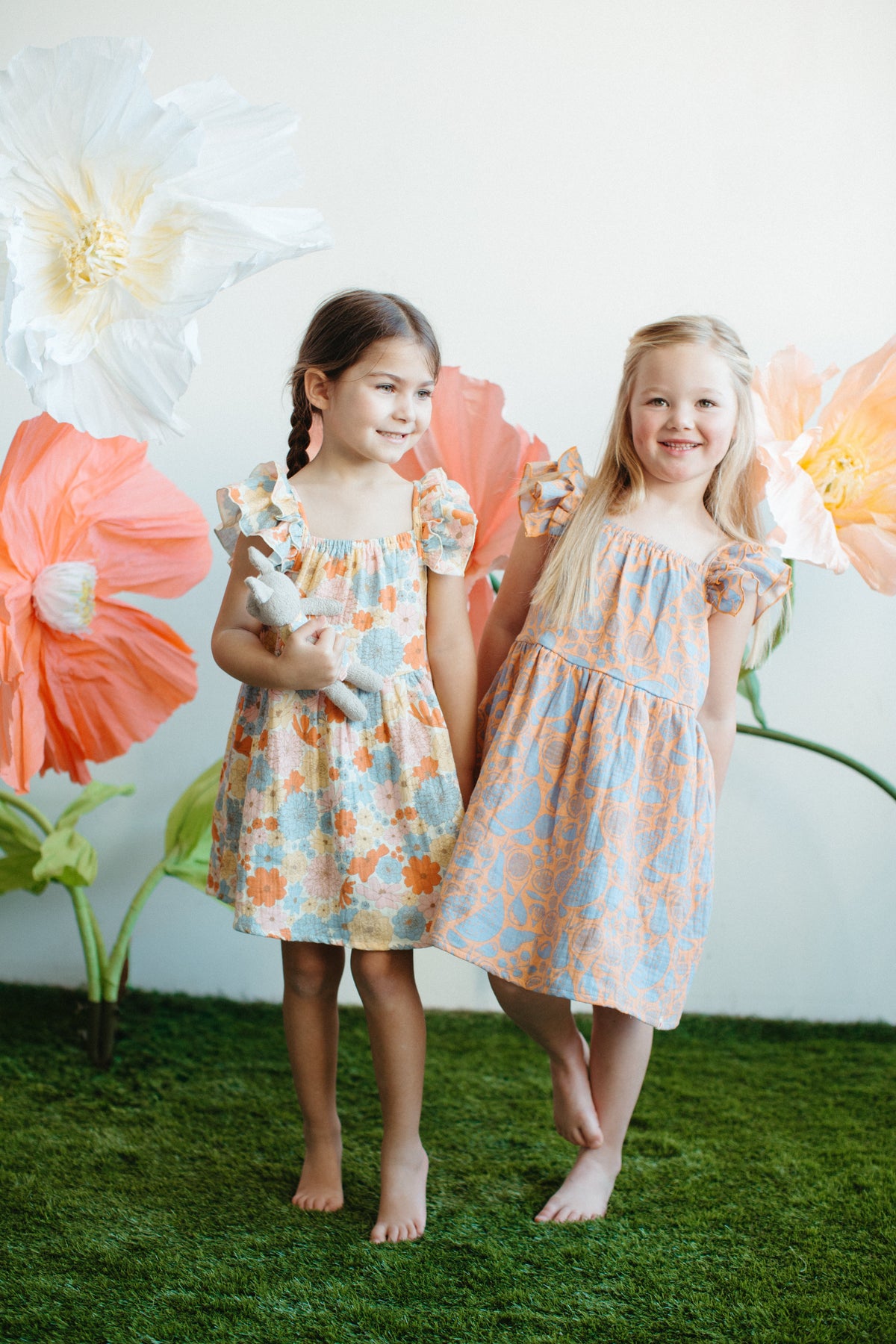 Muslin Flutter Strap Dress