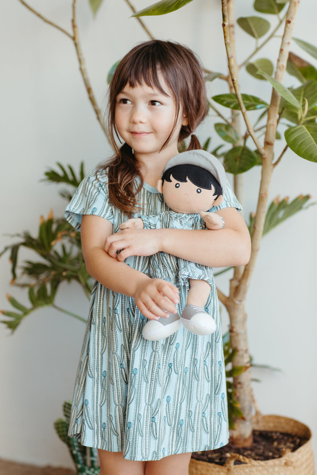 Vestido estilo camiseta Bamboo Blend Twirly de manga corta