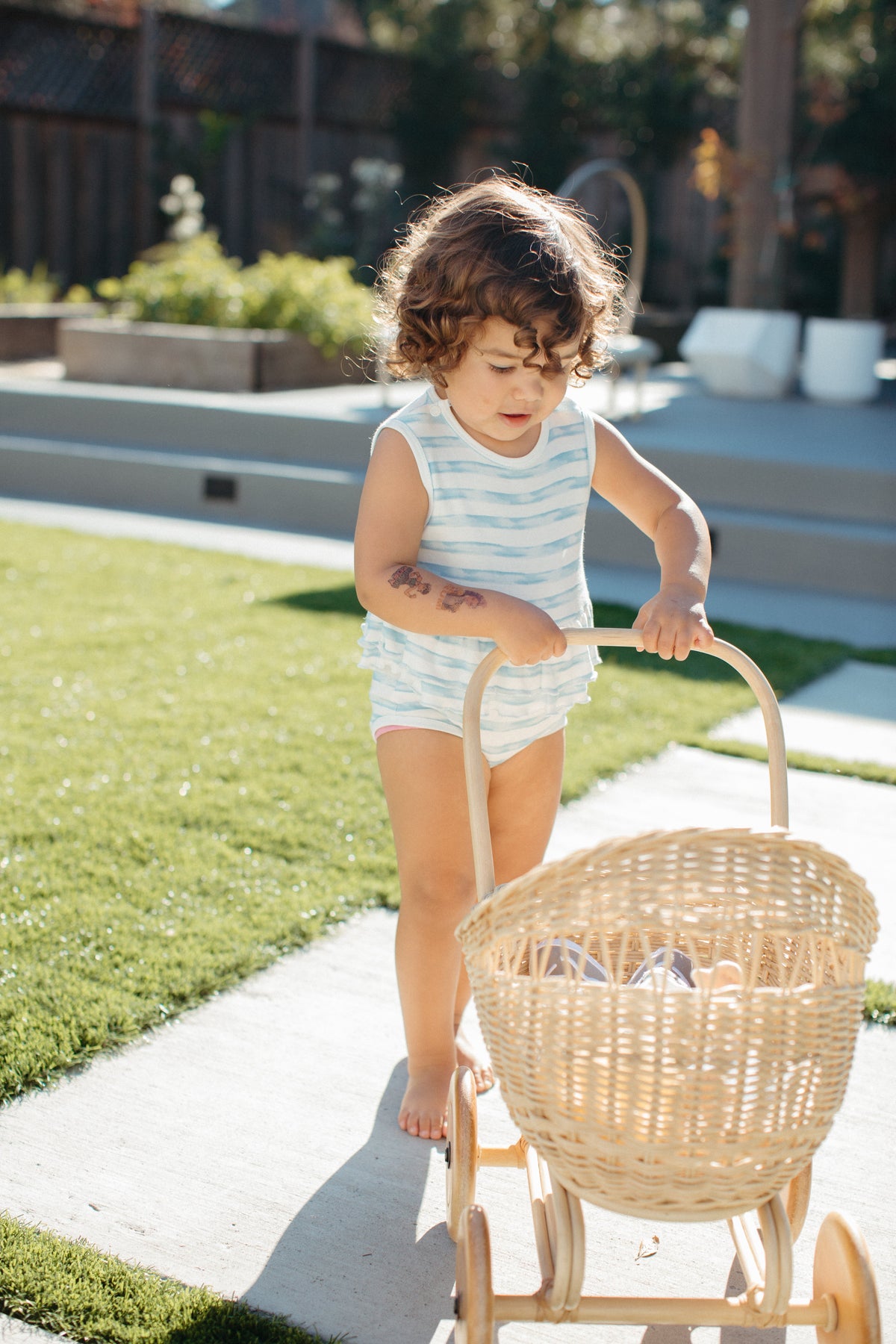 Bamboo Blend Skirted Romper