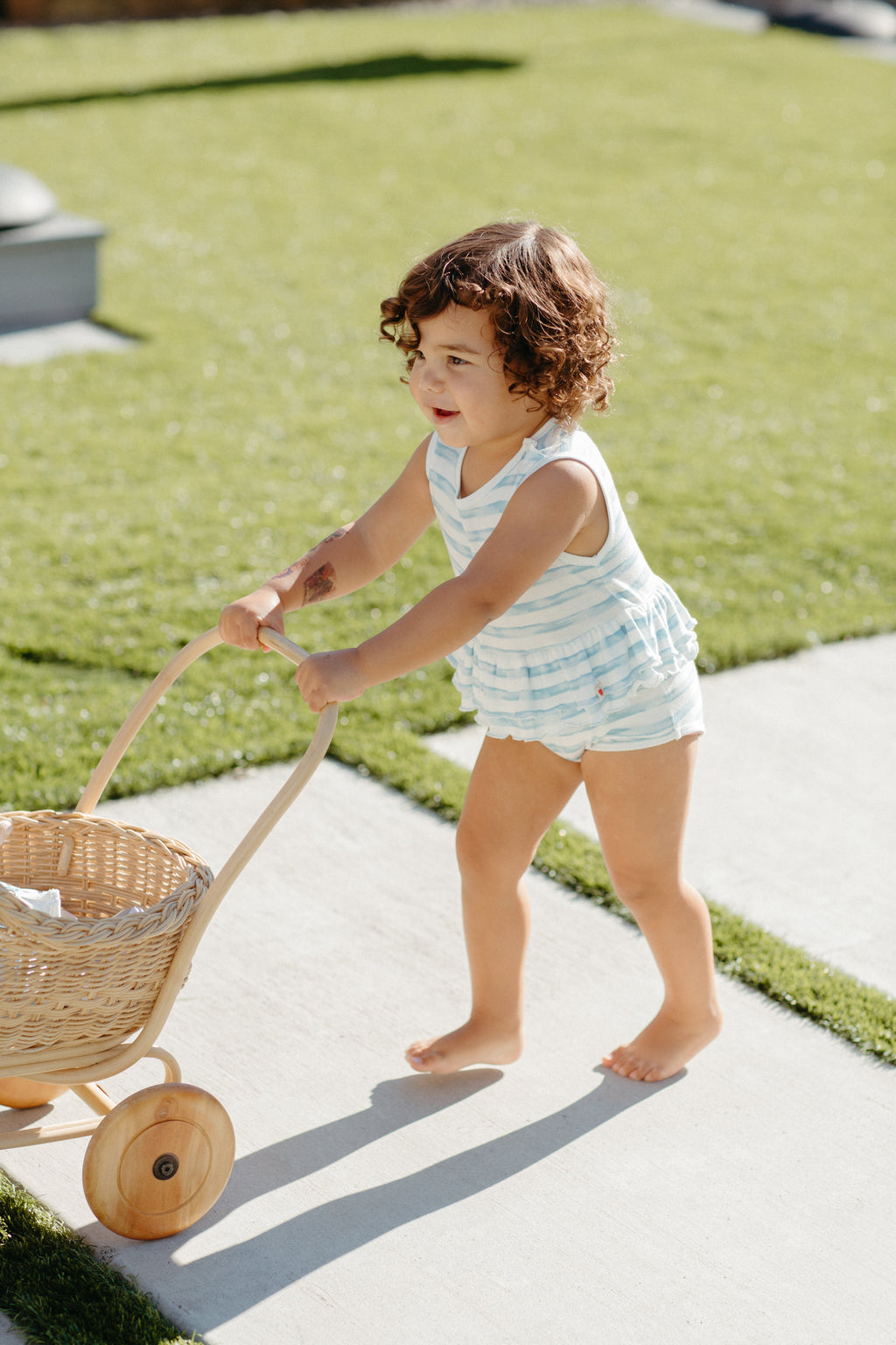 Bamboo Blend Skirted Romper