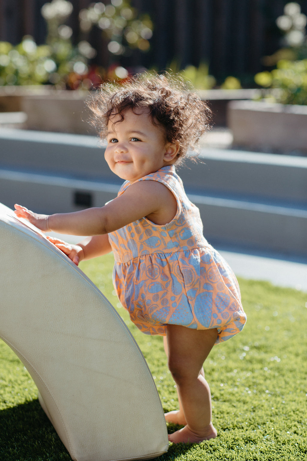 Muslin Bubble Romper – Summer Bounty