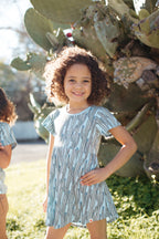 Vestido estilo camiseta Bamboo Blend Twirly de manga corta