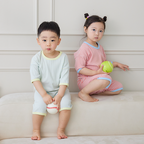 BabyRabbit Stripe Capri — Toddler Cotton Pajamas & Loungewear Set (12M–5T)