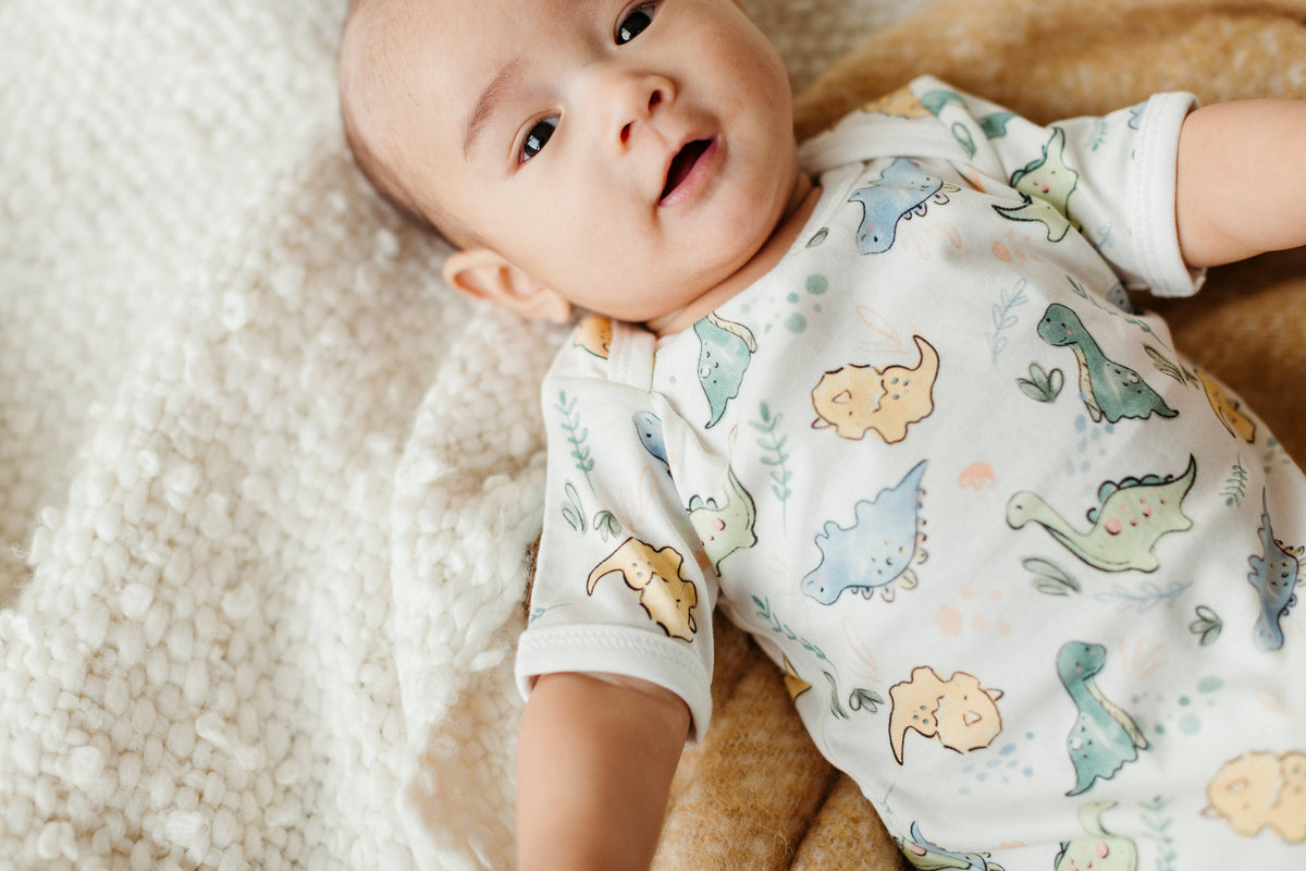 Onesie/Bodysuit - Short Sleeve - Dino