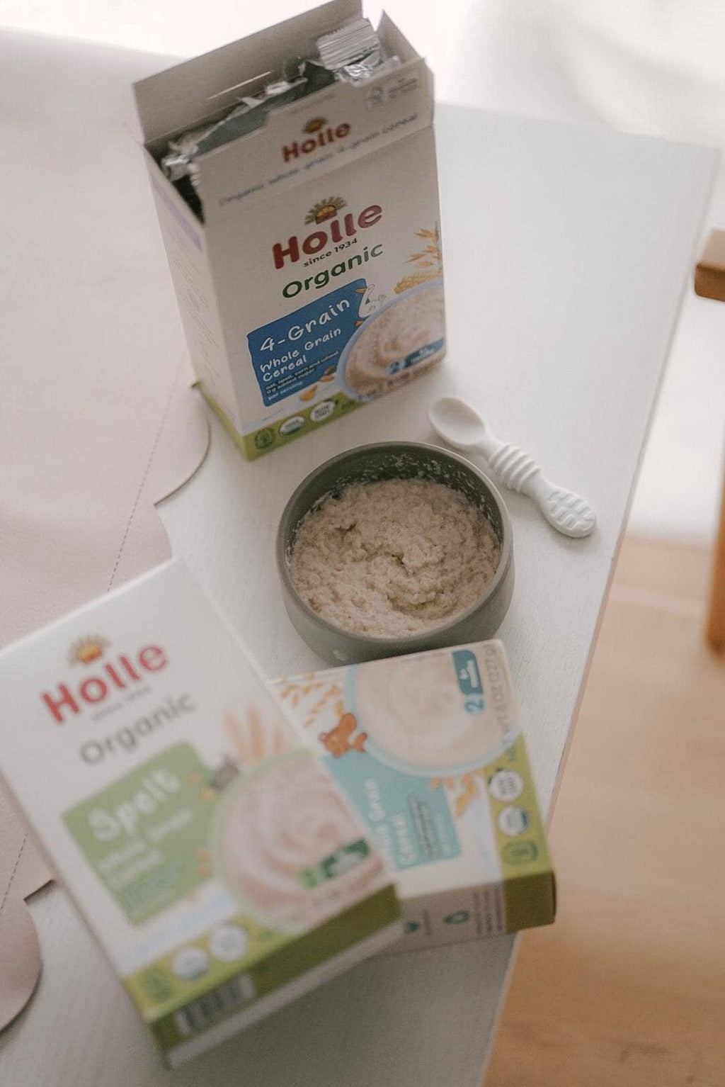 Holle Organic Whole Grain Cereal: 4-Grain (6 Pack)