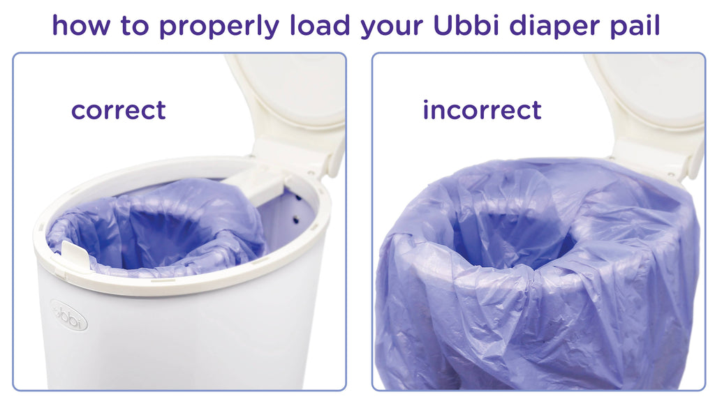 Baby Diaper Pail Plastic Waste Bags, 25 Count