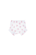Pink Heart Print Diaper Cover Set