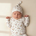 Organic Kimono Knotted Sleep Gown - Meadow