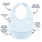 Colugo Fold and Go Silicone Bib 2 Pack