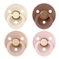BIBS Colour Pacifiers, 4-Pack, Size 1