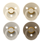 BIBS Colour Pacifiers, 4-Pack, Size 1