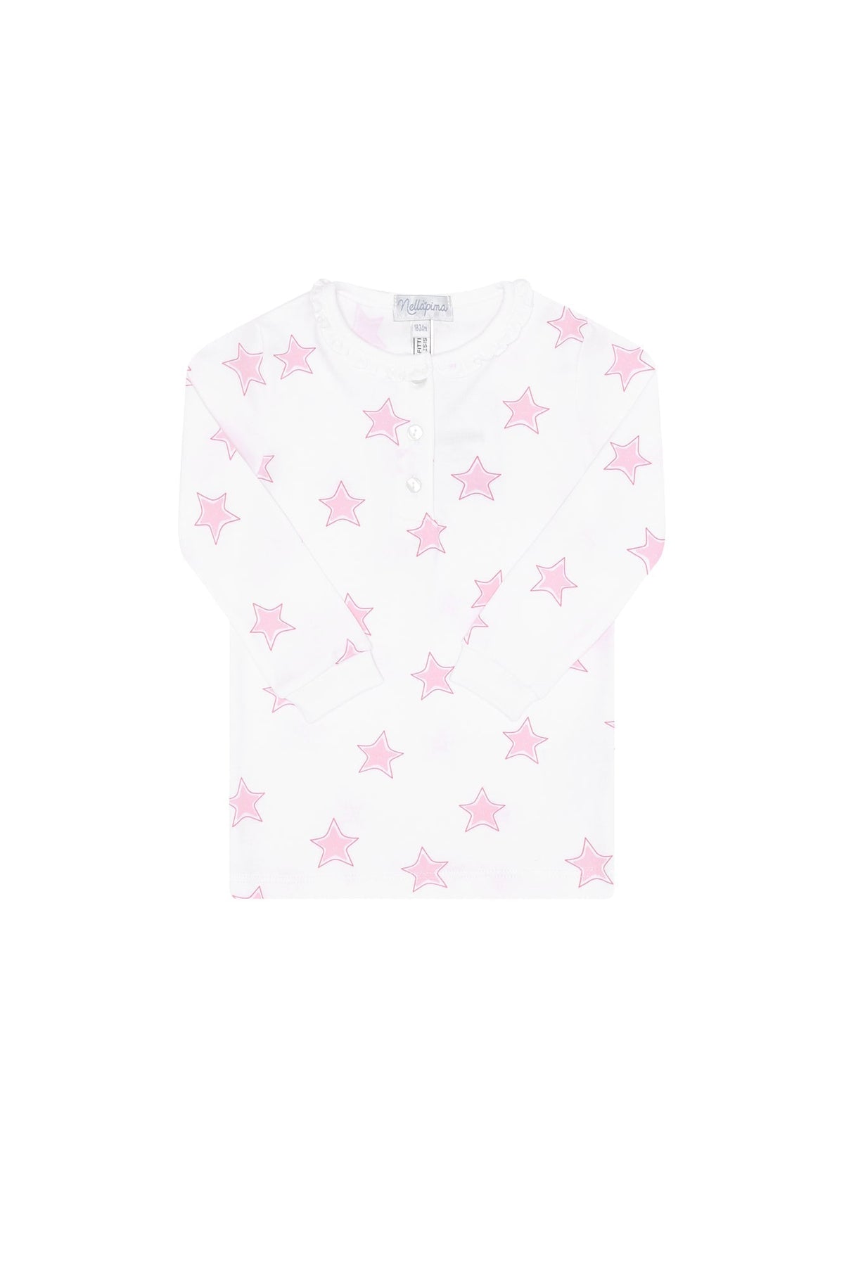 Pink Stars Print Pajama