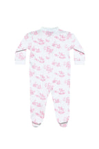 Toile Zipper Footie