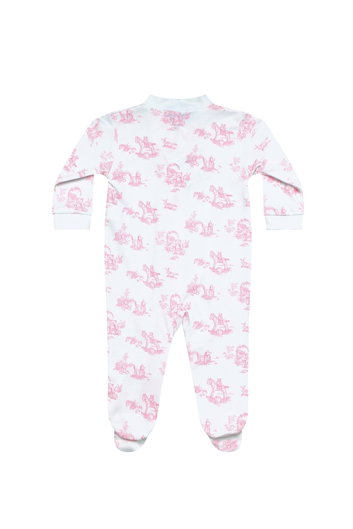 Toile Zipper Footie