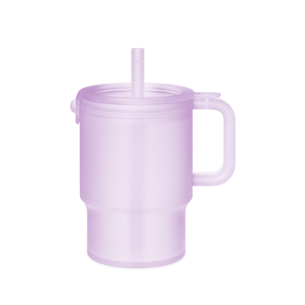 Olababy Silicone Tumbler with Straw for Big-Kid Drinks (11oz)