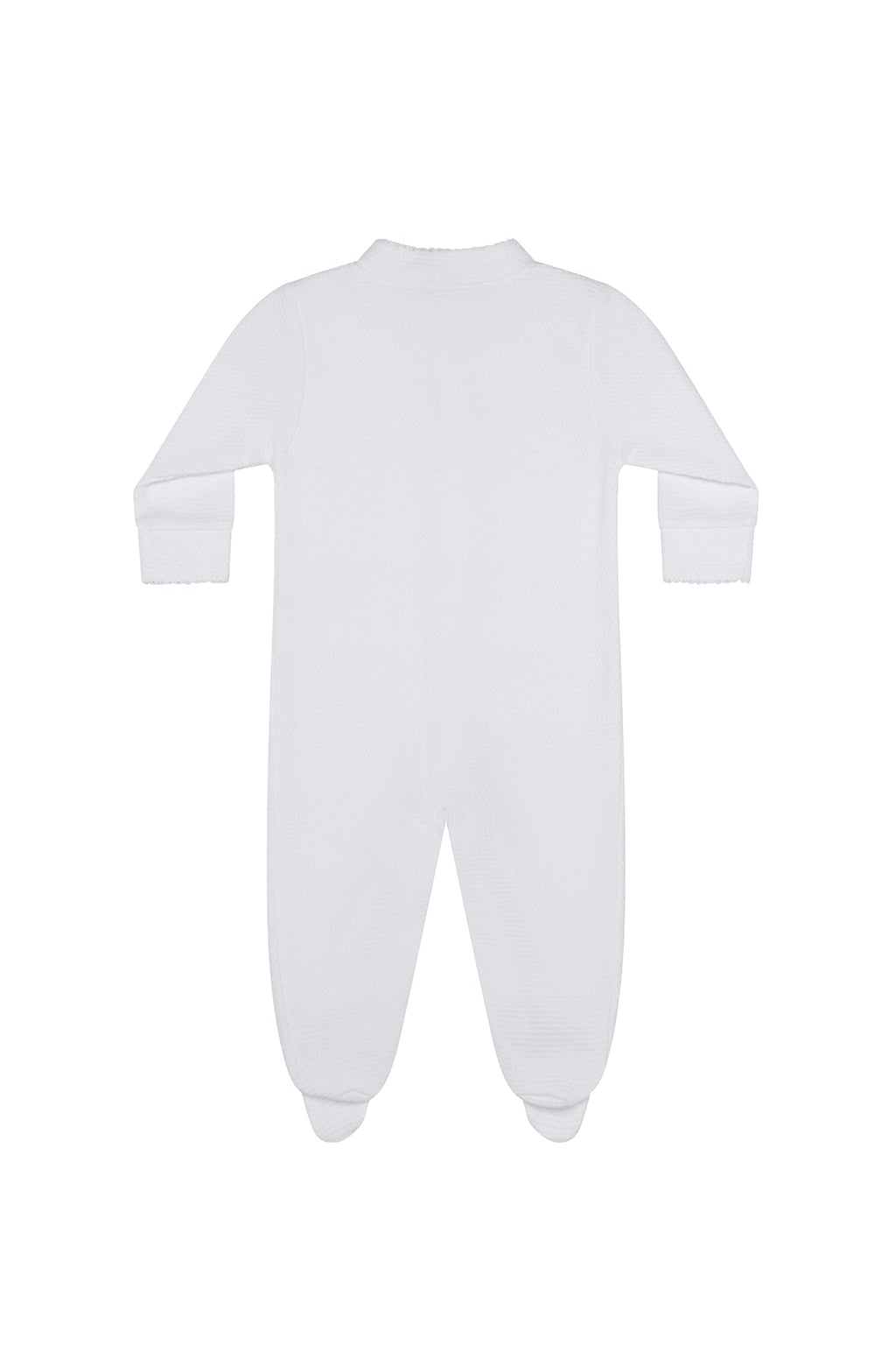 White Bubble Baby Footie