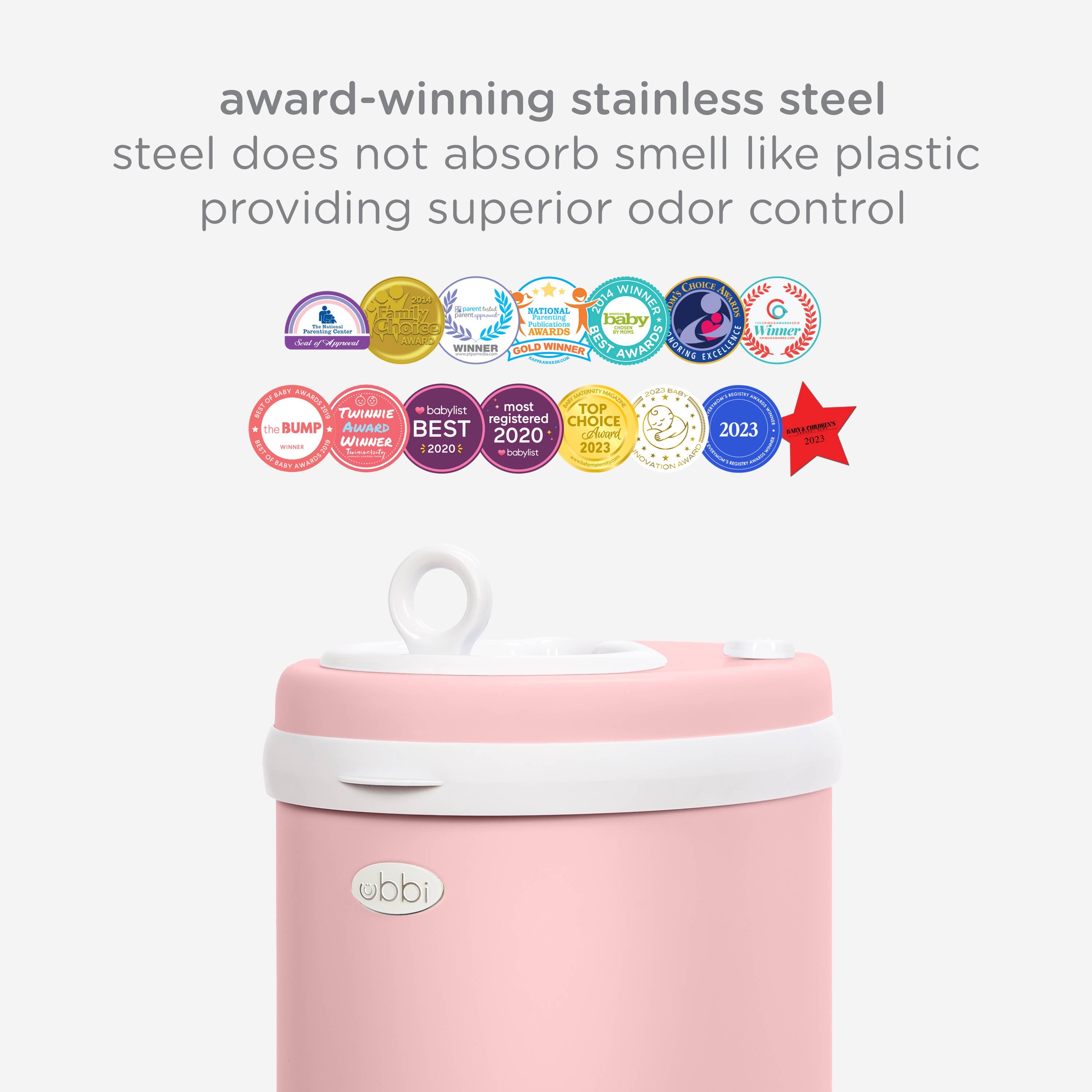 Matte Fig Blossom Diaper Pail