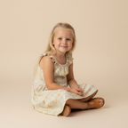Organic Ruffle Tiered Dress - Bloomfield