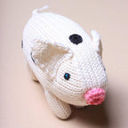 Sonajero de bebé con forma de cerdito de primavera juguete para bebé