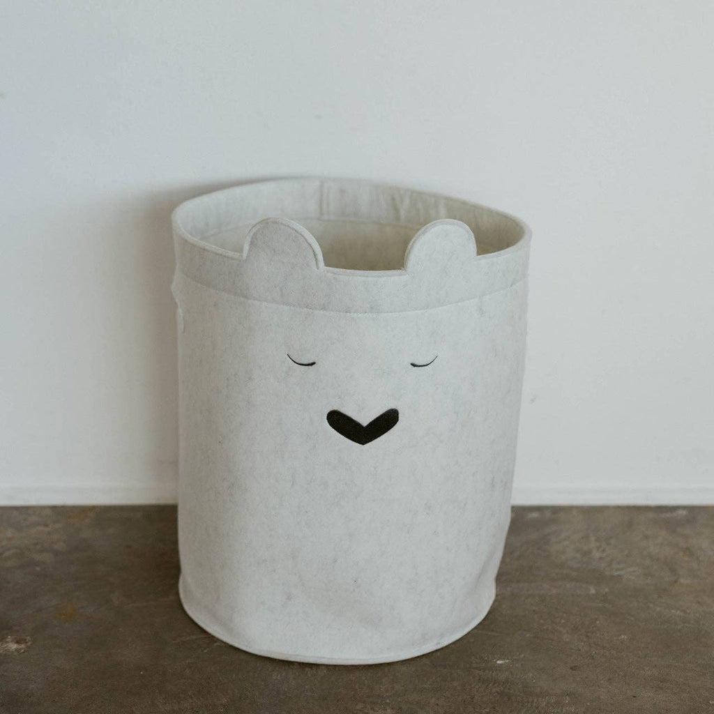 Bear Felt Laundry Hamper