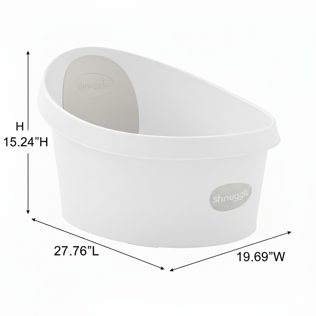 Bañera para niños pequeños Shnuggle