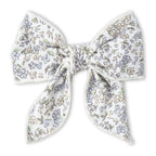 Organic Hair Bow Clip - Tulle Floral