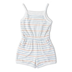 Organic Tank Romper - Cabana Stripes