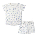 Organic Tee & Shorts Set - Coastal