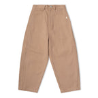 Organic Twill Barrel Pants - Taupe