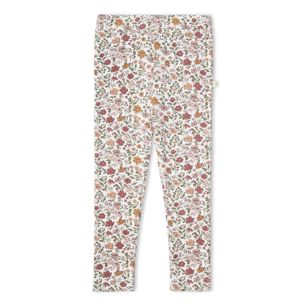 Organic Legging Set of 2 - Woodland Sprig + Taupe