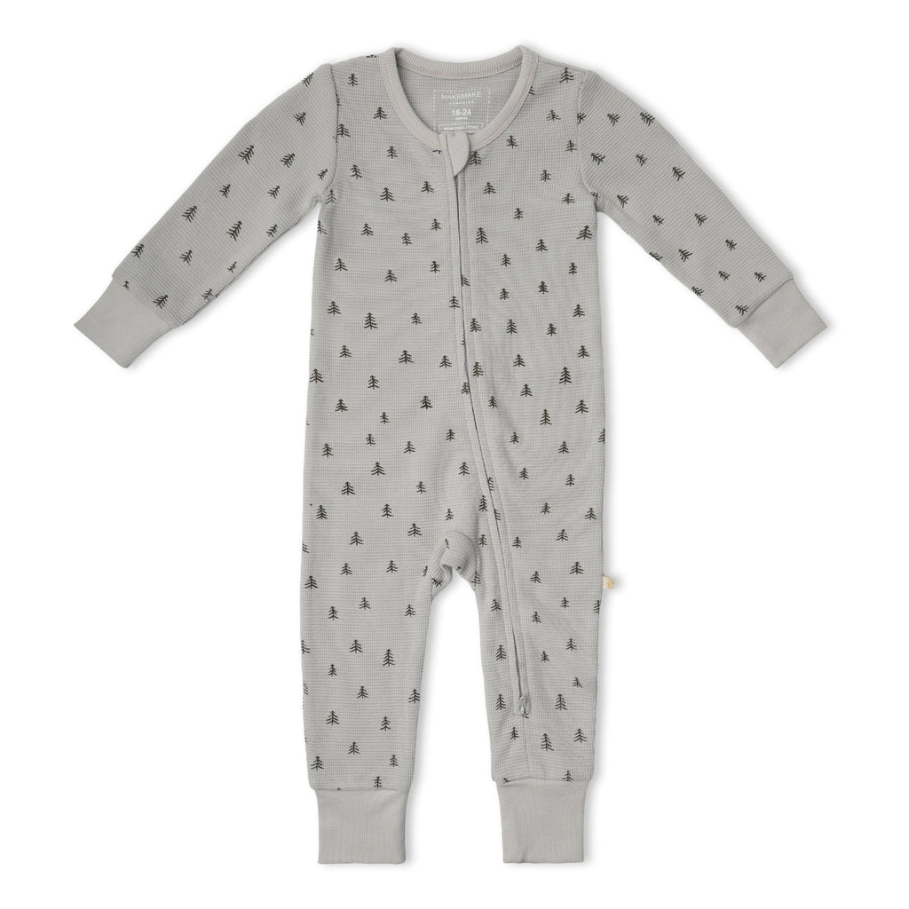 Organic 2-Way Zip Romper - Tiny Pines
