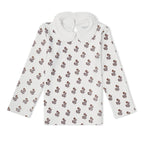 Organic Ruffle Collar Top & Legging Set - Loom