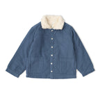 Organic Corduroy Front Pocket Jacket - Navy