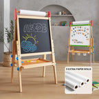 Tiny Land® Caballete de arte y juego de rollo de papel 3 en 1