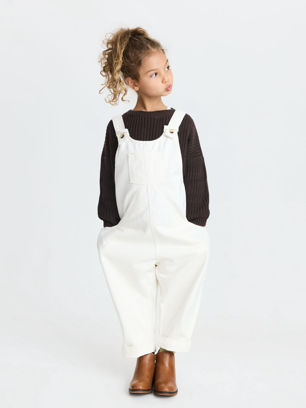 Peto vaquero oversize para niños